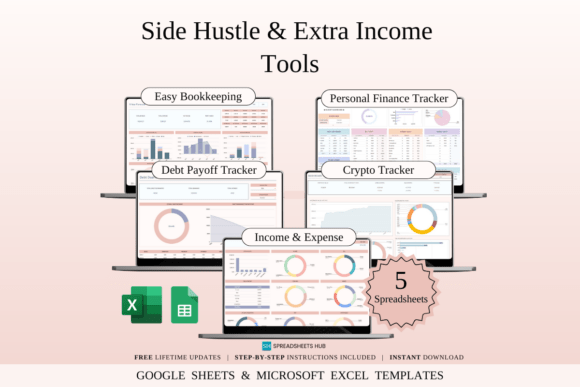 Side Hustle & Extra Income Tools | Excel