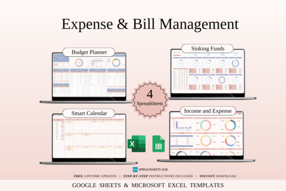 Expense & Bill Management Bundle | Excel