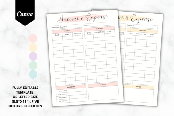 Income & Expense Tracker Template