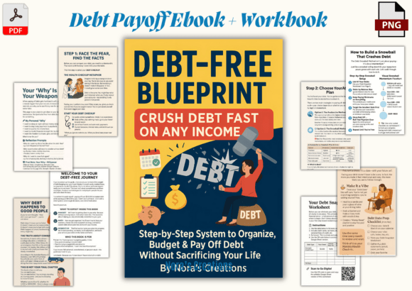 Debt Payoff Ebook + Workbook