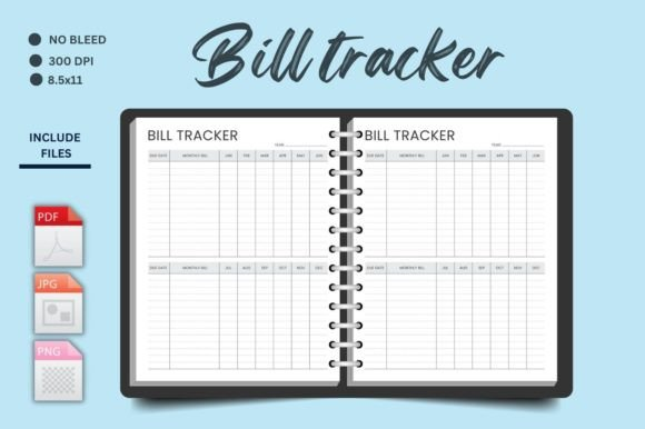 Bill Tracker Kdp Planner