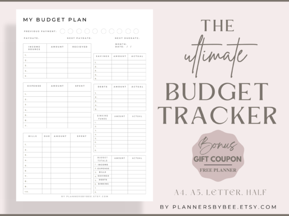 Biweekly Paycheck Budget Tracker Finance